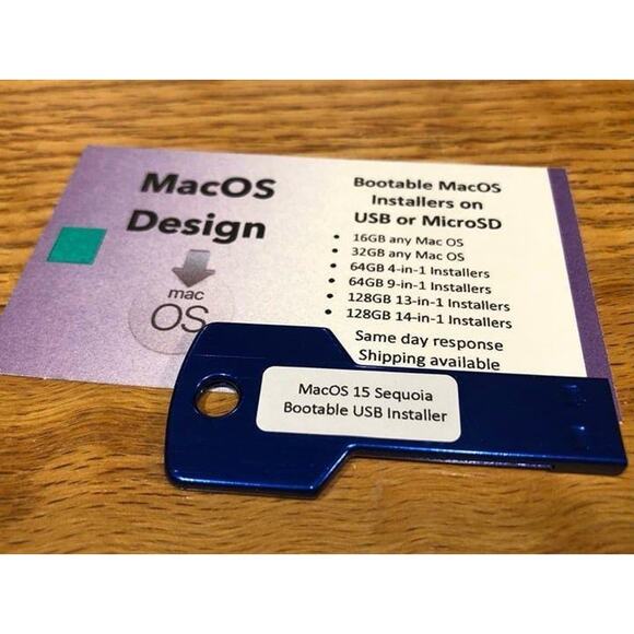 Install the new Apple MacOS Sequoia from a Bootable 32GB USB Installer, Mac OS - Picture 8 of 10